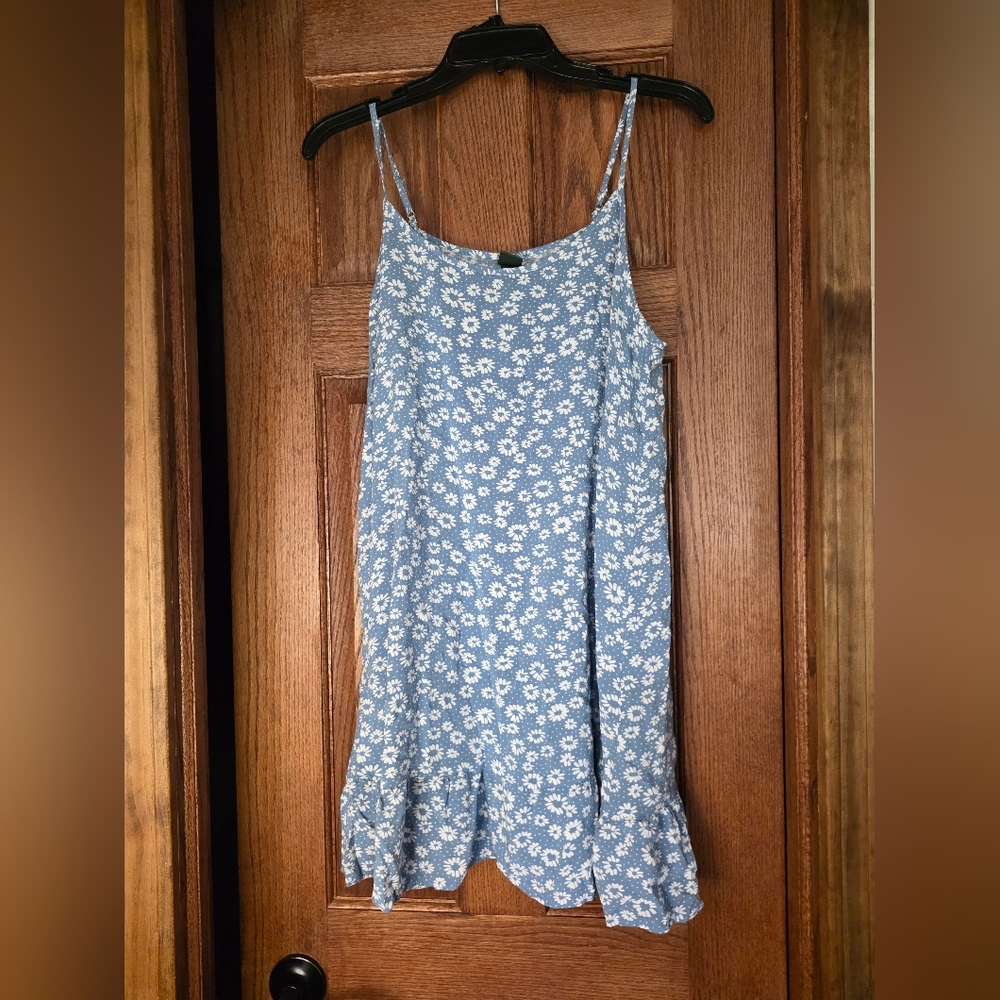 wild fable Blue and White Daisy Print Sundress
